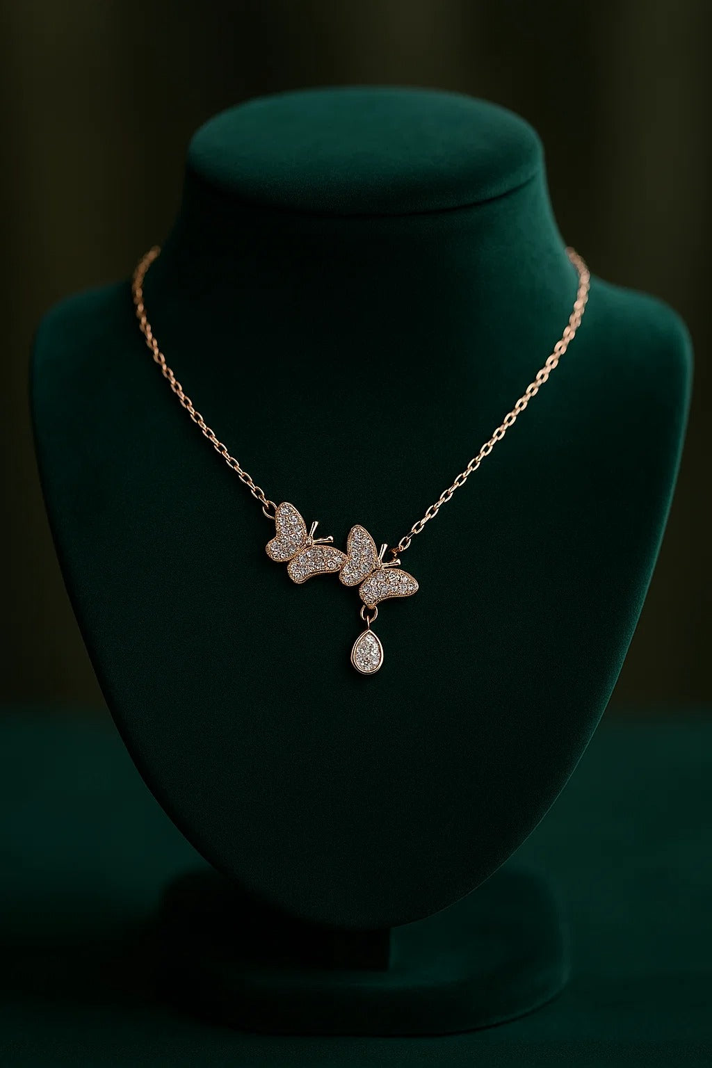 Butterfly Raindrop Pendant